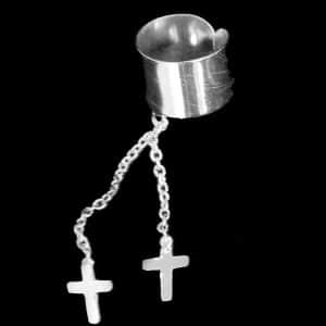 Cross Ear Cuff Earrings