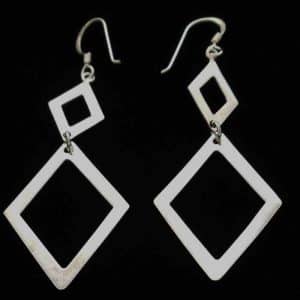 Long drop earrings