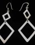 Long drop earrings