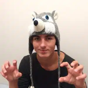 Fox-wool-animal-hat