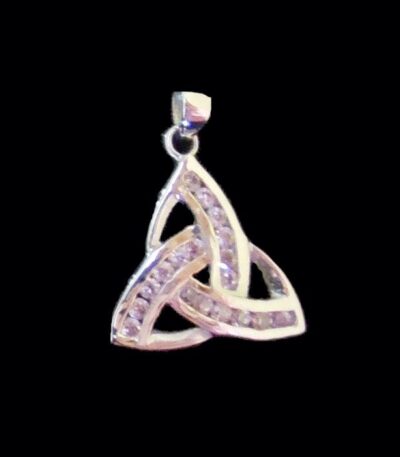 Silver Celtic necklace