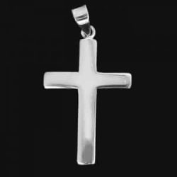 Silver cross necklace