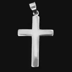 Silver cross necklace