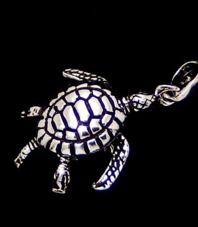 Silver Turtle Pendant