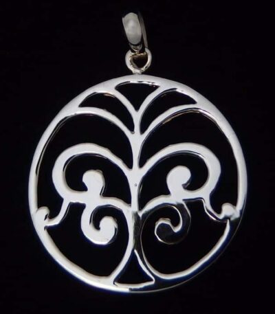 silver tree life necklace