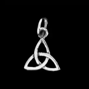 Silver Celtic necklace