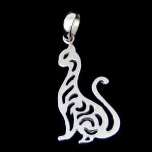 Silver Cat Necklace