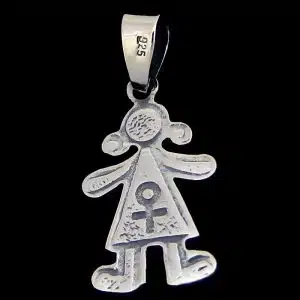 Sterling silver girls necklace