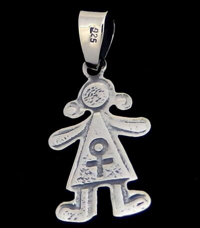 Sterling silver girls necklace