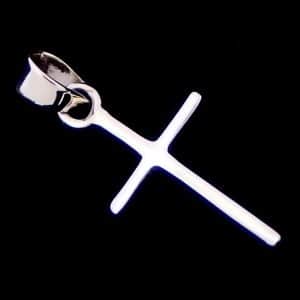 Sterling silver cross necklace