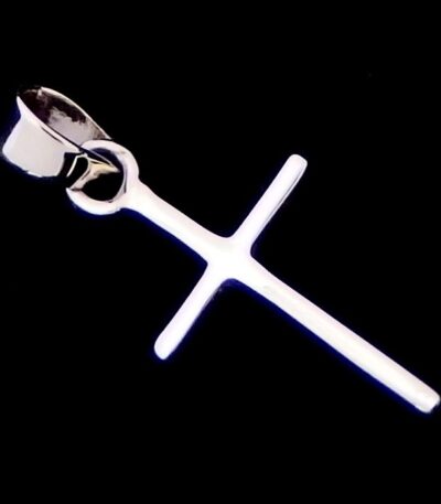 Sterling silver cross necklace