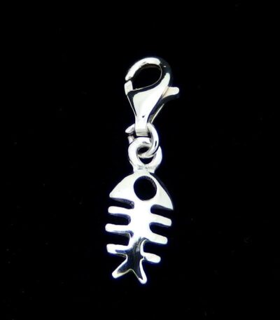 Fish silver charm