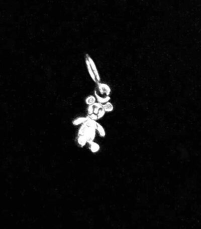 Silver Bear Bracelet Charm