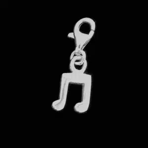 Silver Music Charm