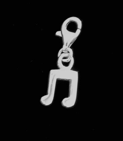 Silver Music Charm