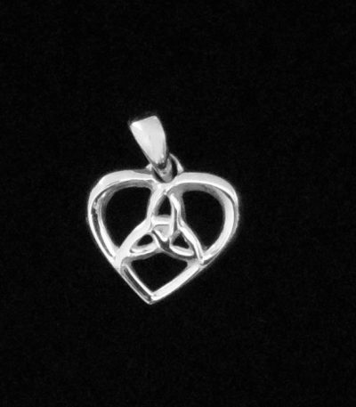 Silver Celtic Charmed Necklace