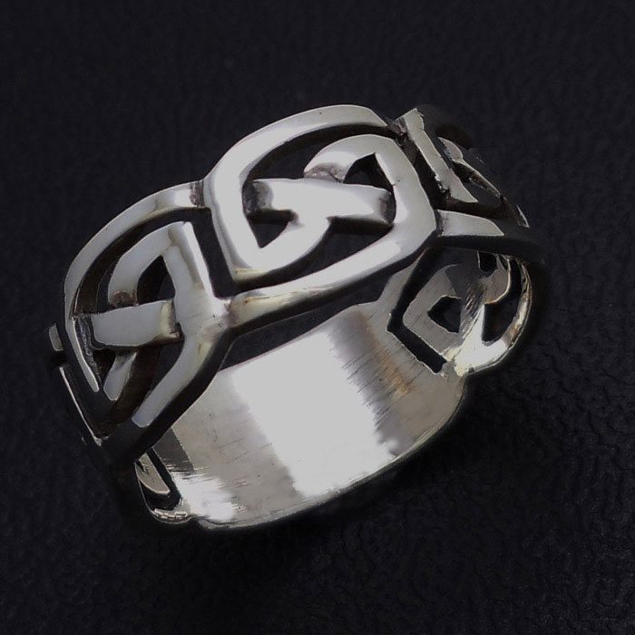 Double Silver Fern Ring Silver ring NZ Silver Surfers