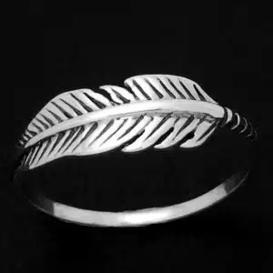 Sterling Silver Feather Ring NZ
