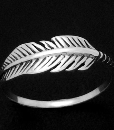 Sterling Silver Feather Ring NZ