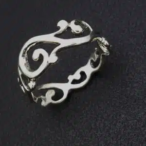 Sterling silver spiral ring