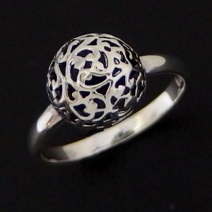 Silver filigree ring NZ