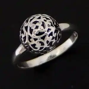 Silver filigree ring NZ