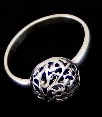 Silver filigree ring NZ