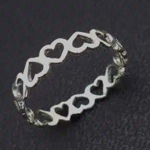 Silver Heart ring NZ