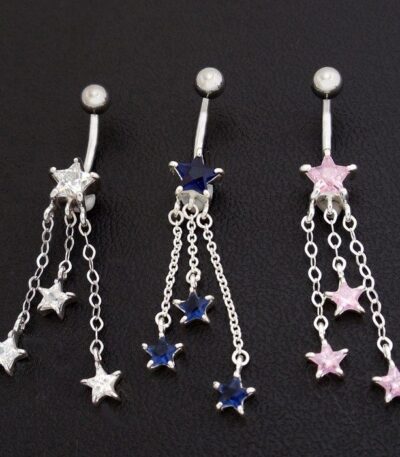 Stars tummy button jewellery
