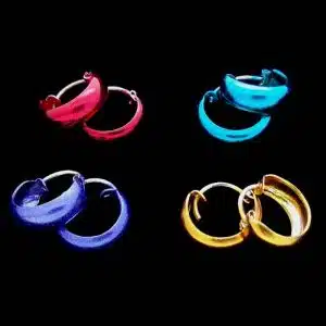 Colour Hoop Earring