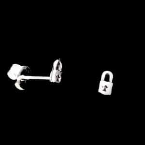 Keyhole lock Stud Earrings