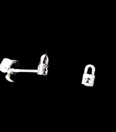 Keyhole lock Stud Earrings