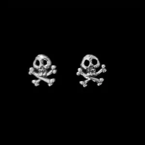 Skull Cross Bone Earrings