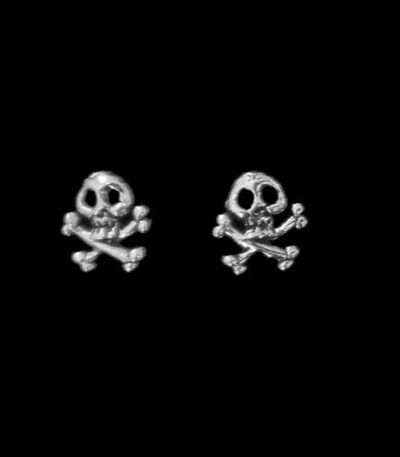 Skull Cross Bone Earrings