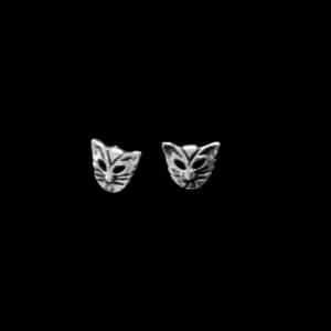 Cat face studs