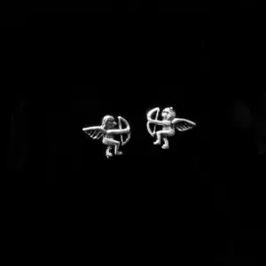Cupid angel earring studs