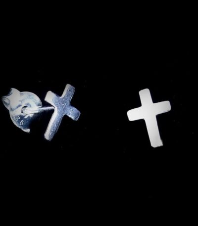 Sterling Silver cross studs
