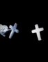 Sterling Silver cross studs