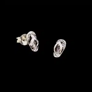 silver Jandal Stud earrings