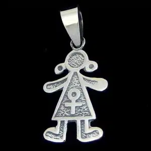Sterling silver girls necklace
