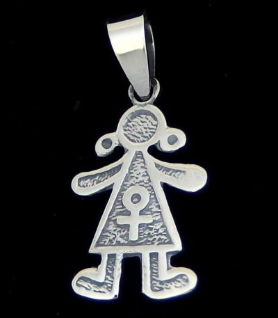 Sterling silver girls necklace