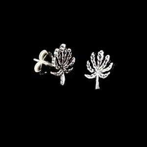 sterling silver stud earrings