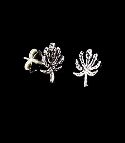 sterling silver stud earrings