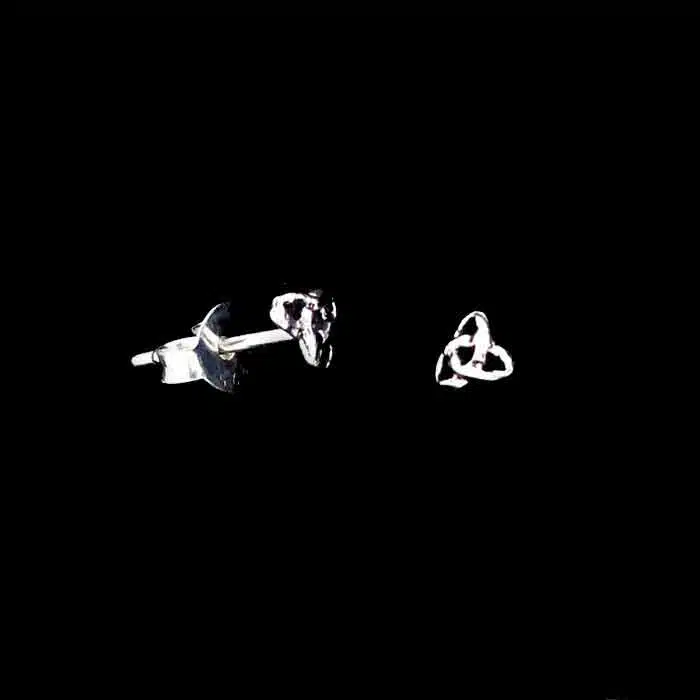 Triangle Celtic Stud Earring Trinity Celtic Stud Earring