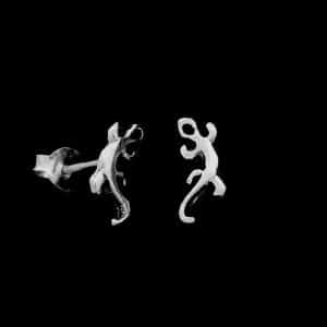 Gecko- Lizard-Stud-Earrings