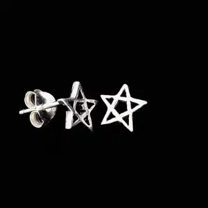 Pentacle Stud Earrings