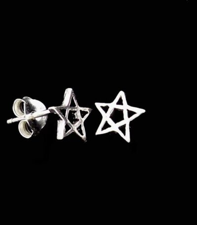 Pentacle Stud Earrings