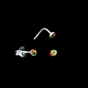 Rasta nose studs NZ