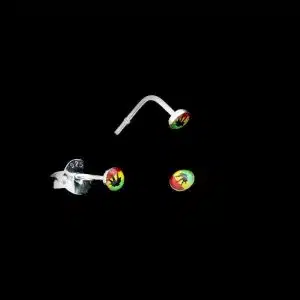 Rasta nose studs NZ