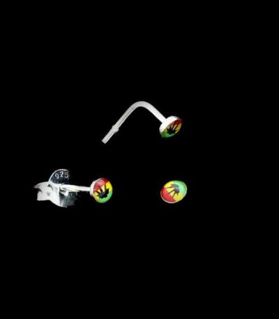 Rasta nose studs NZ